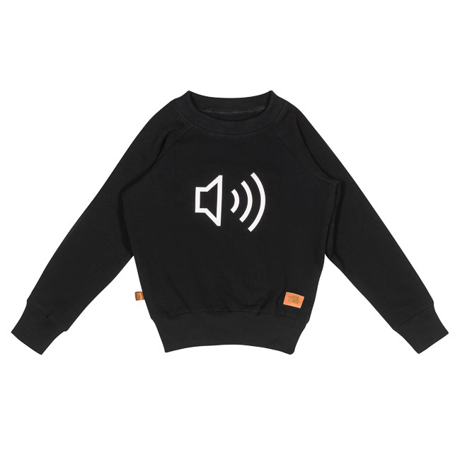 Sweatshirt Sound On - Schwarz