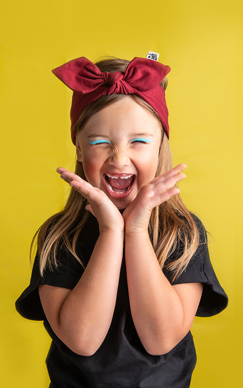 Pin up Stirnband - Bordeauxrot