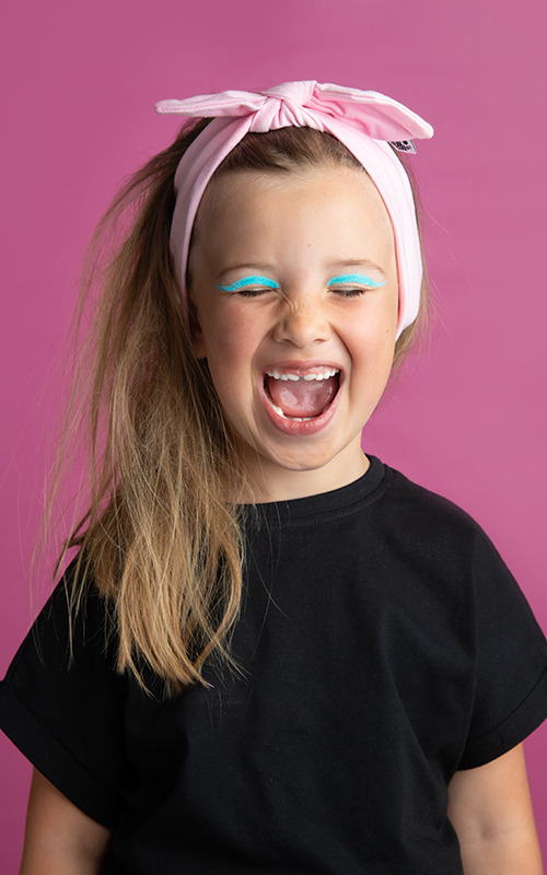 Pin up Stirnband - Puderrosa