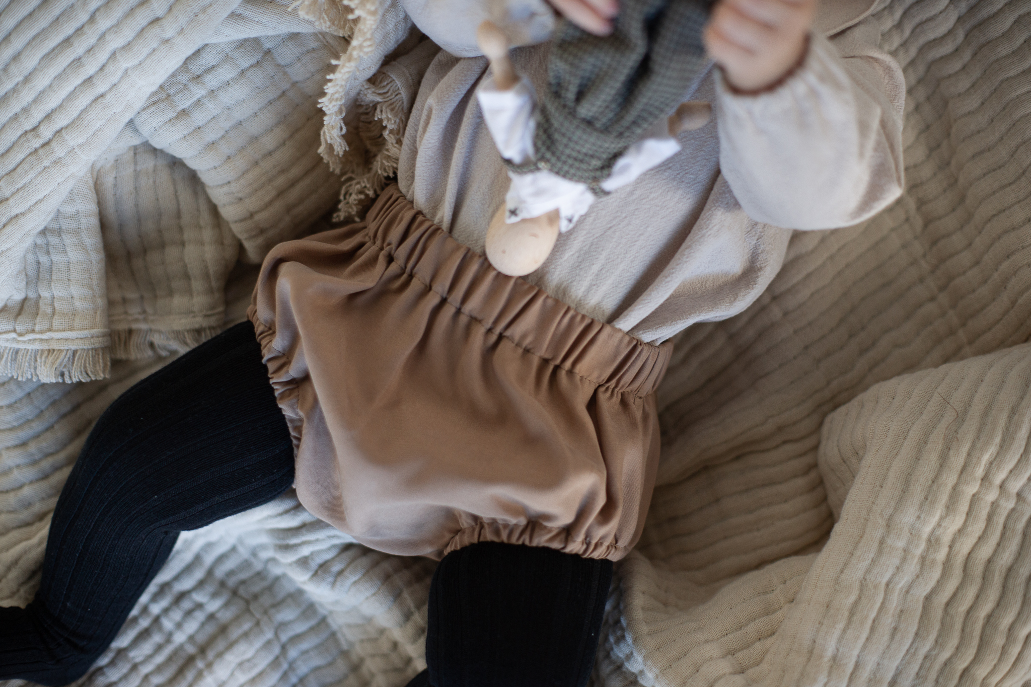 Tencel Baby Bloomers - Beige