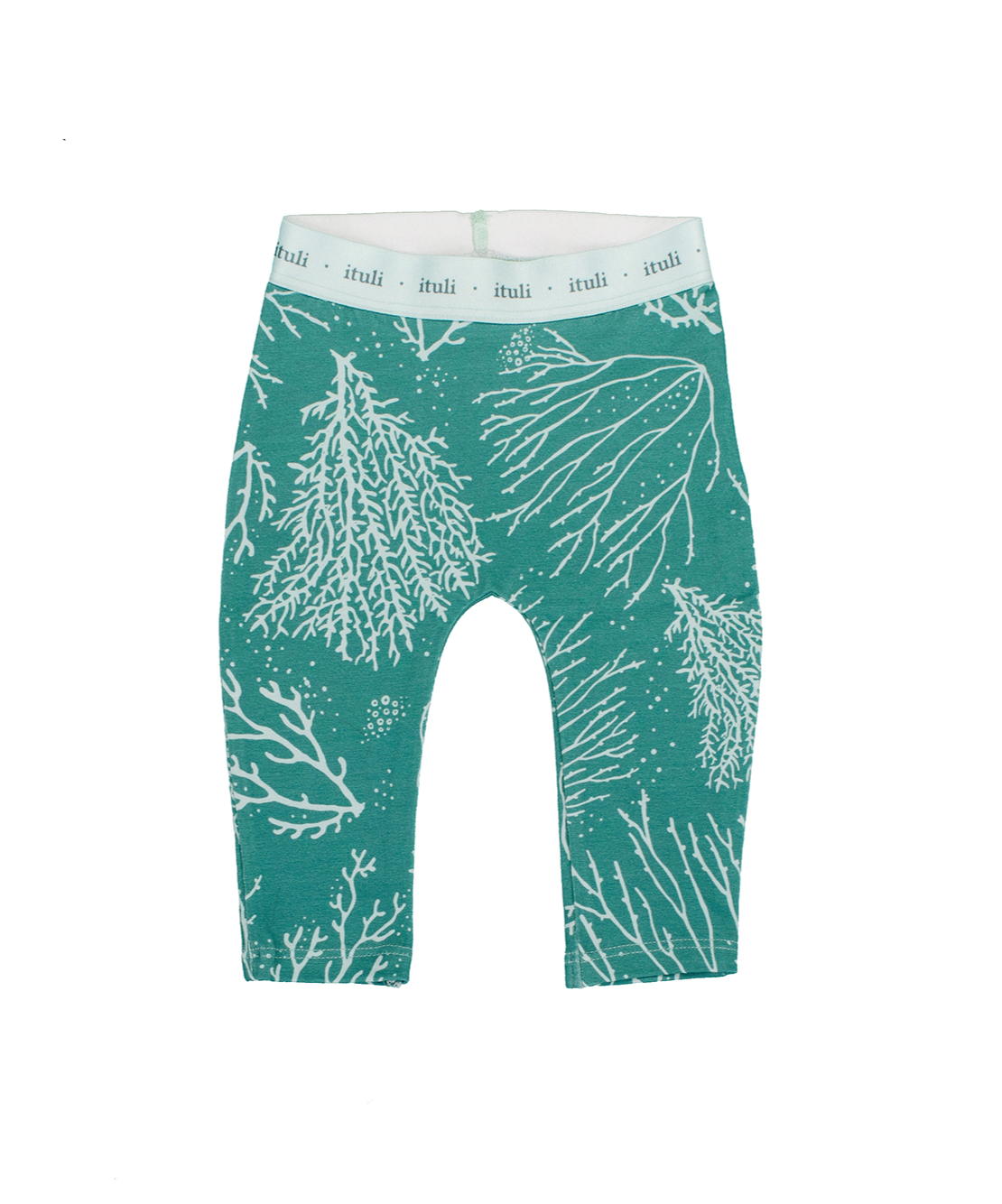 Leggings Corals Aqua