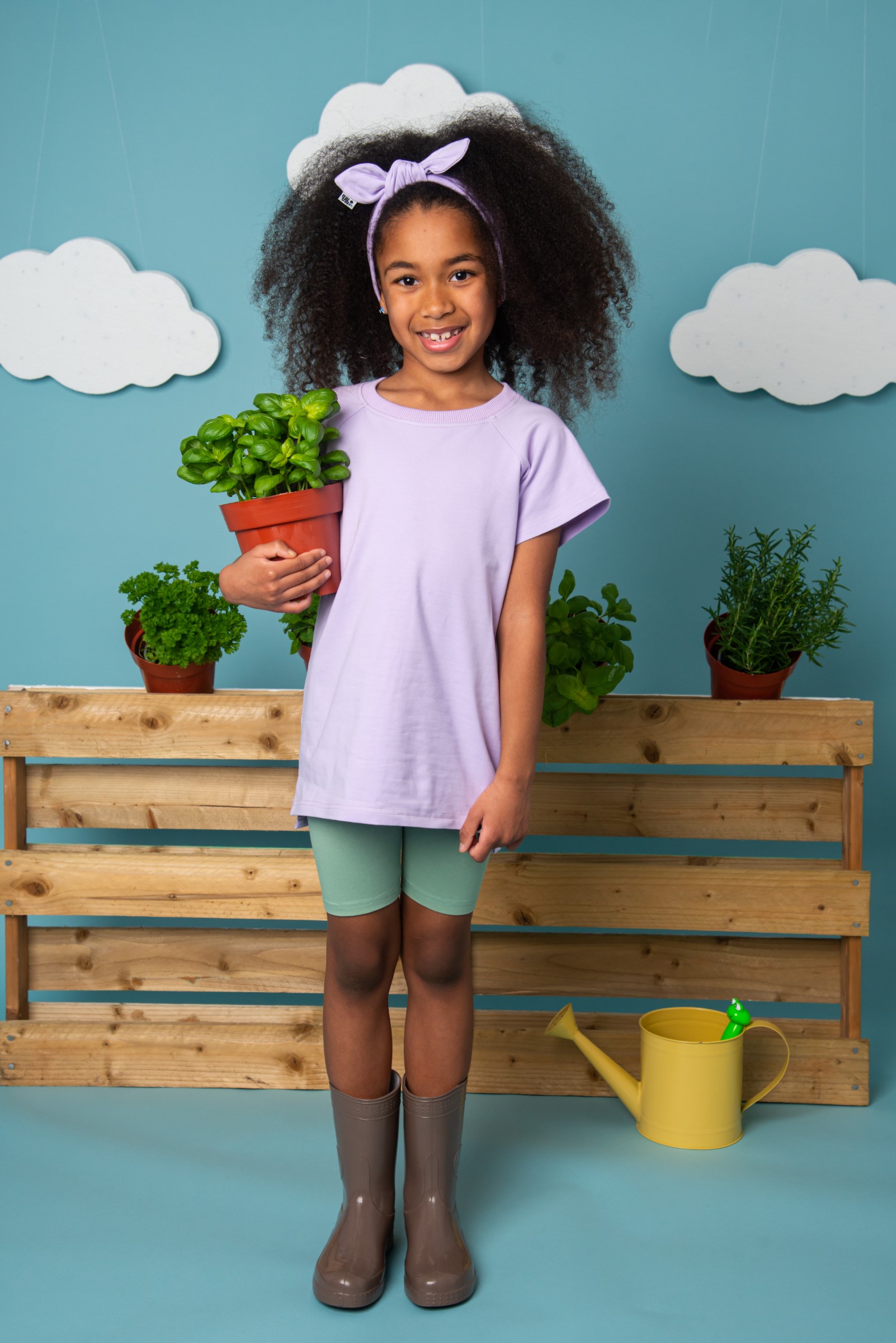 Lange T-Shirts  - Lavandel