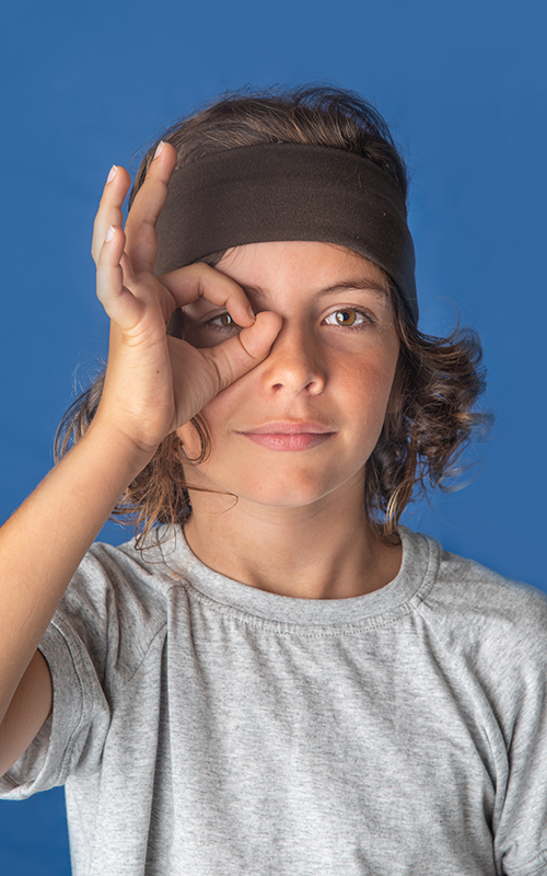 Stirnband - Schokolade