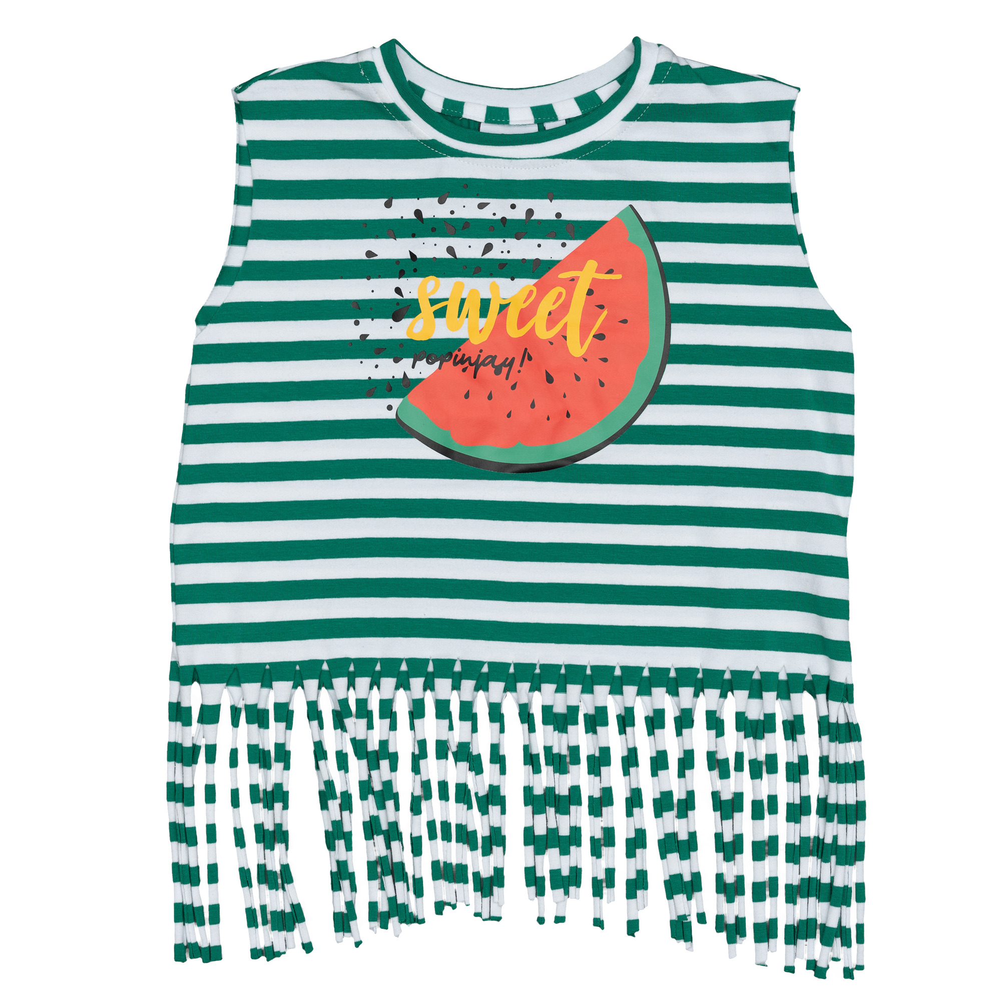Lambada shirt Grüne Linien Wassermelone