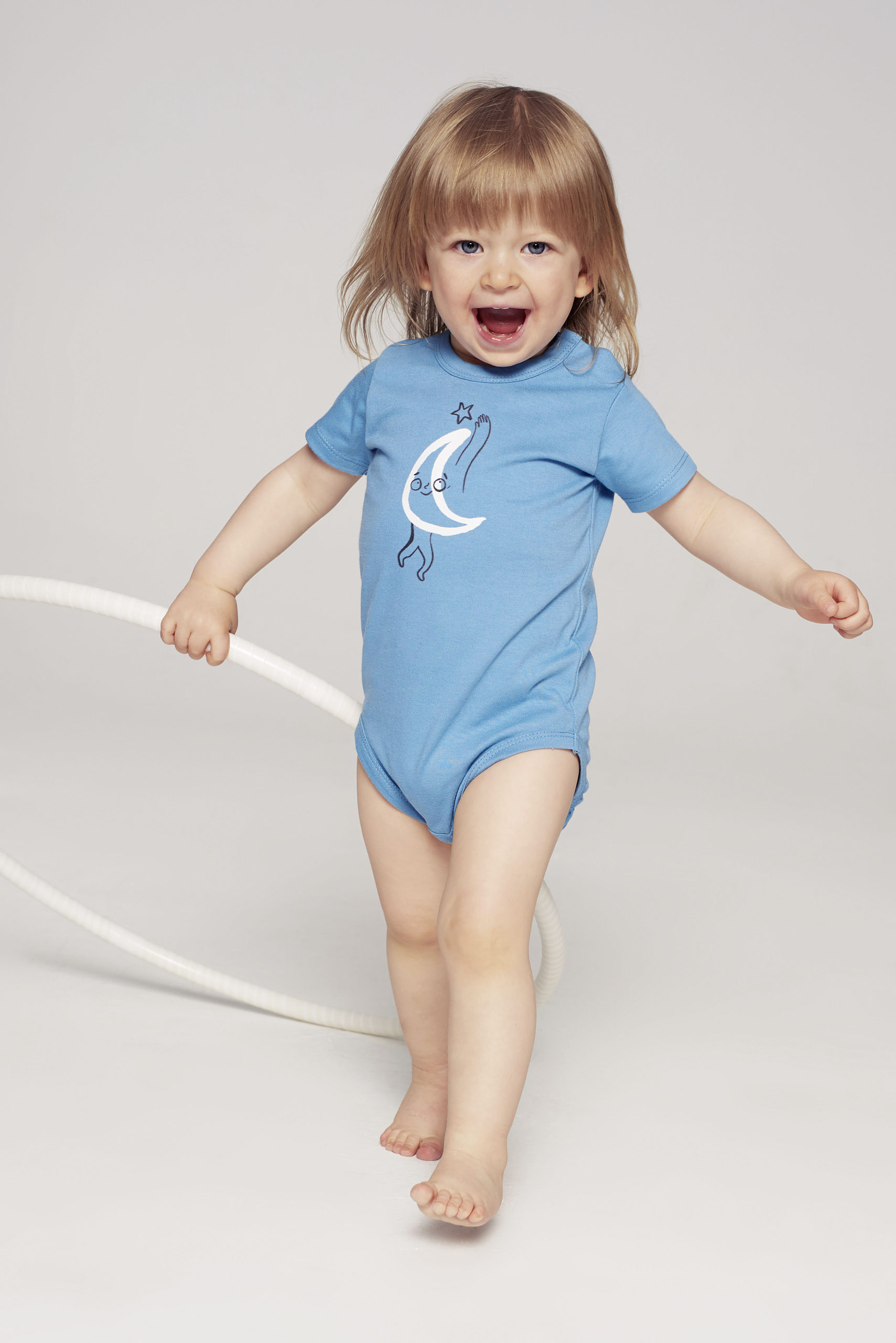 Mond Bodysuit - Blau