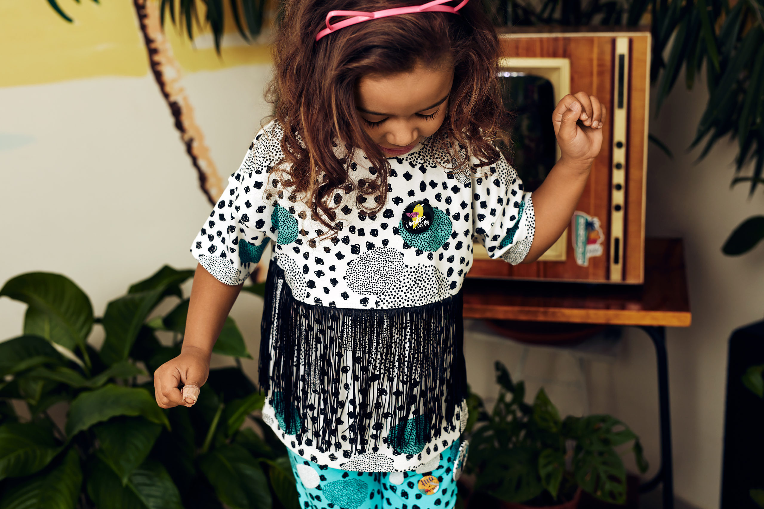 Fransen T-Shirt Simple Dots