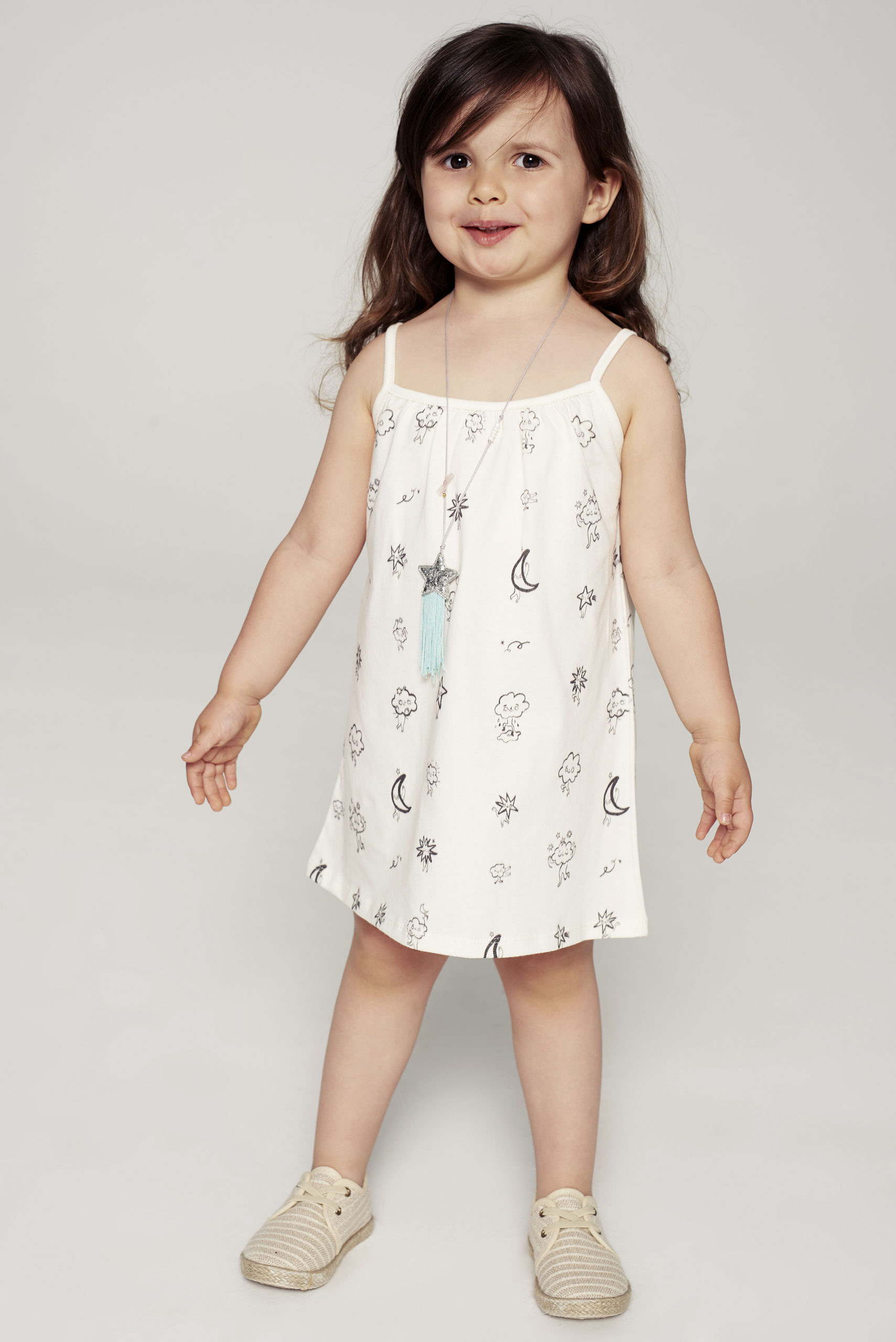 Wolken Kleid - Creme