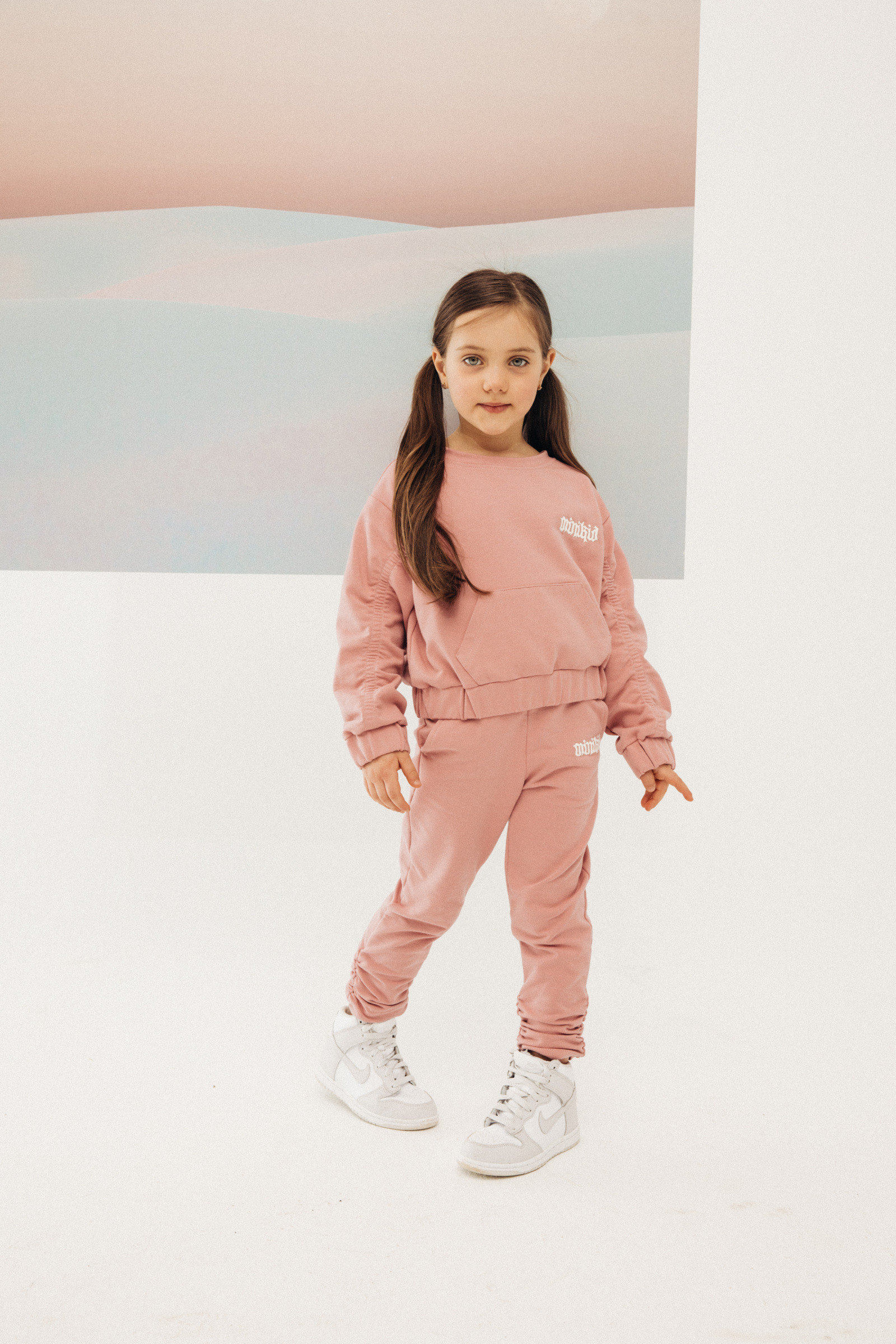 Sweatshirt - Pink pinched