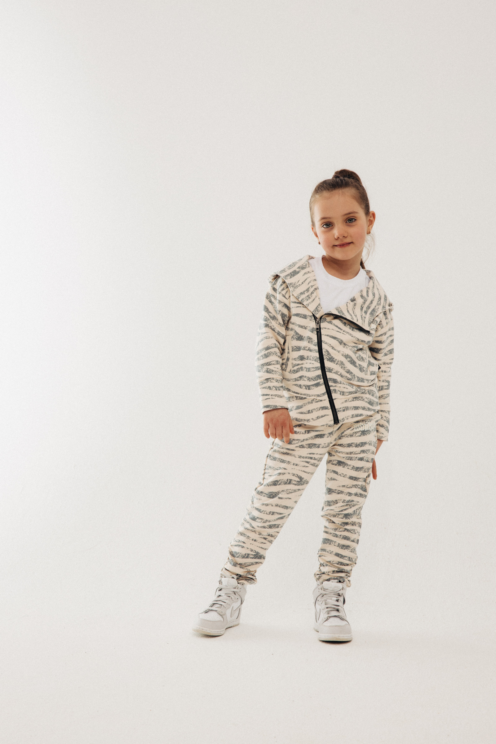 Kapuzenpullover mit Reißverschluss - Docelike Zebra