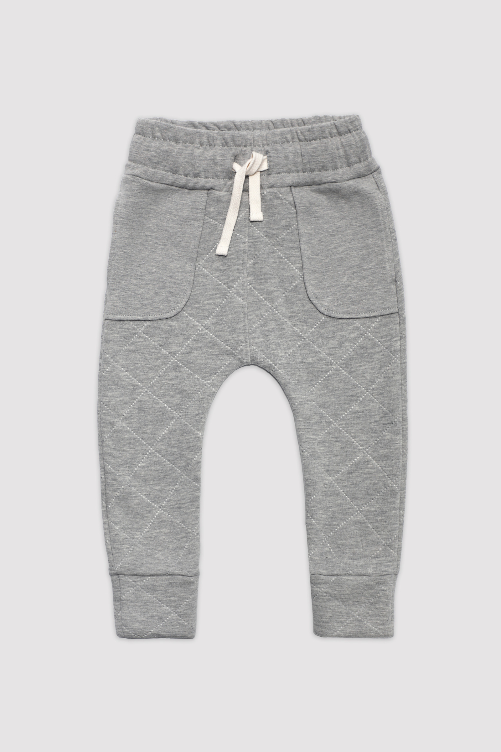 Jogginghose Quilted - Grau
