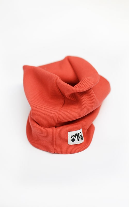 Fit Schlauchschal aus baumwolle - Rot