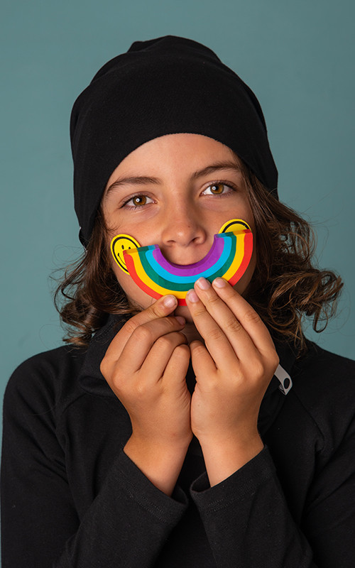 Baumwolle Mütze - Schwarz