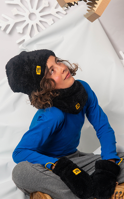 Wintermütze Luna - Schwarz