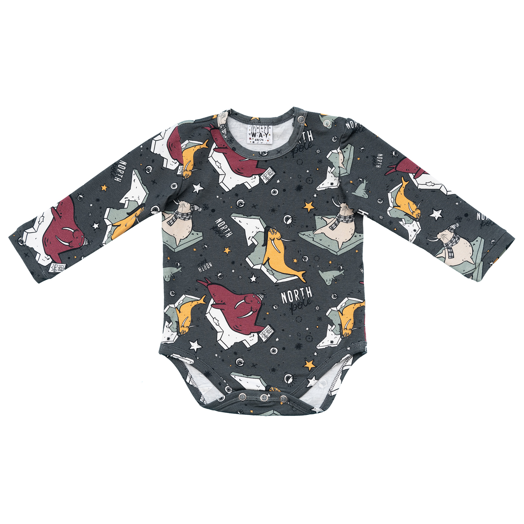 Bodysuit Sea Lions Graphite