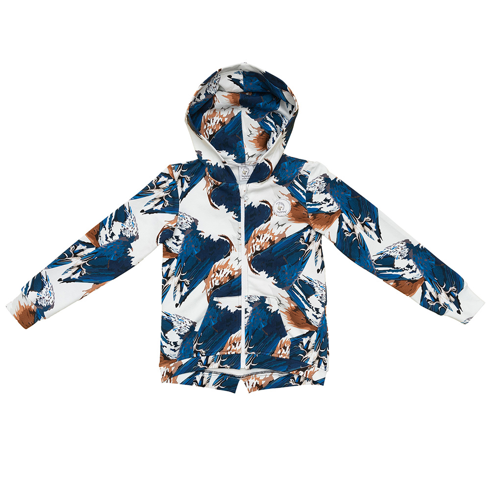 Kapuze mit Reißverschluss Winterdown