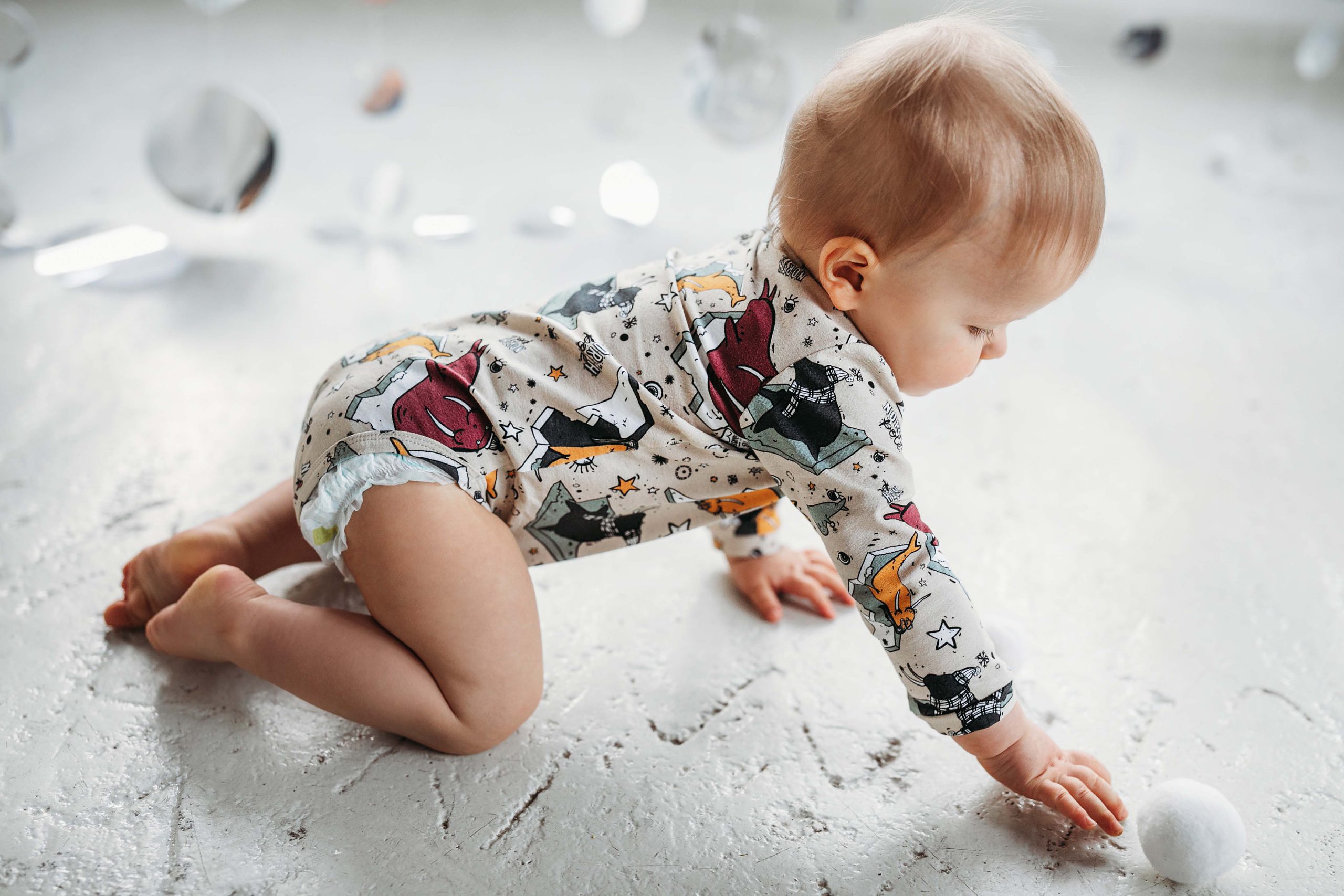 Bodysuit Sea Lions Beige