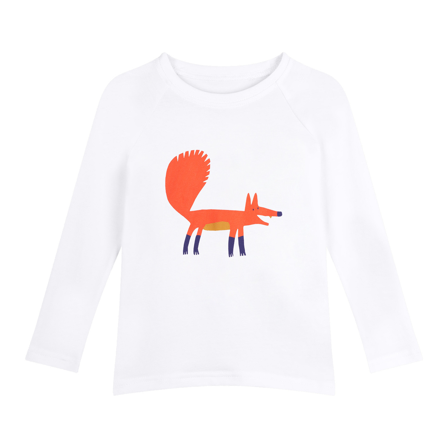 Fuchs Langarmshirt Weiß