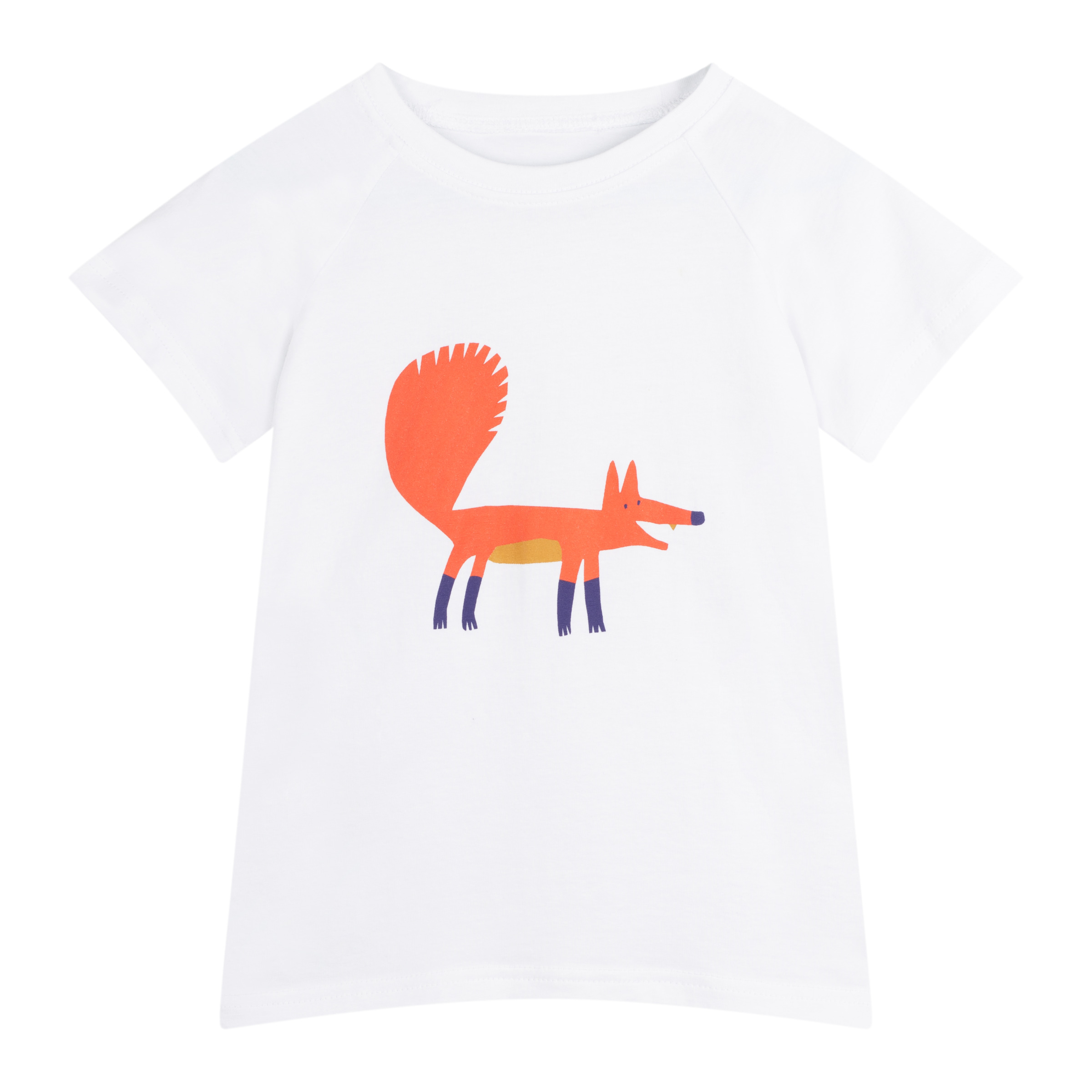 Fuchs T-shirt Weiß
