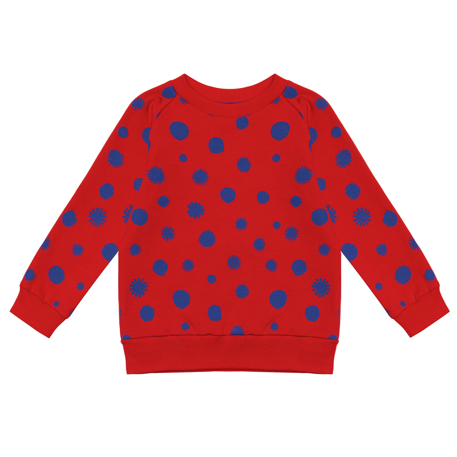 Punkte Sweatshirt Rot