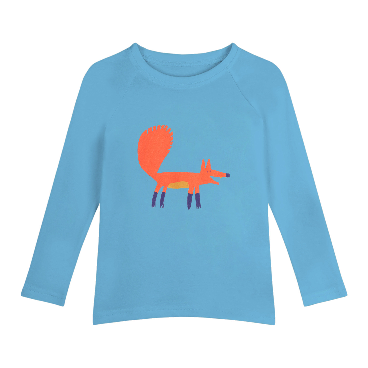 Fuchs Langarmshirt Blau