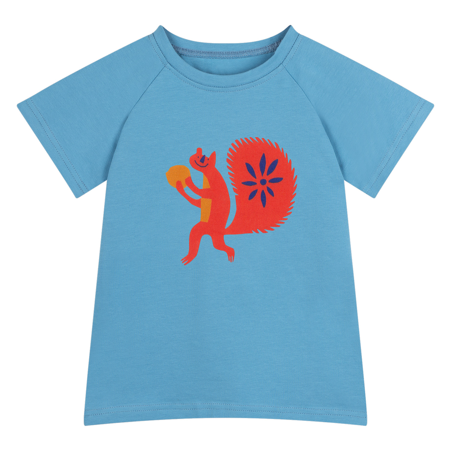 Eichhörnchen T-shirt Blau