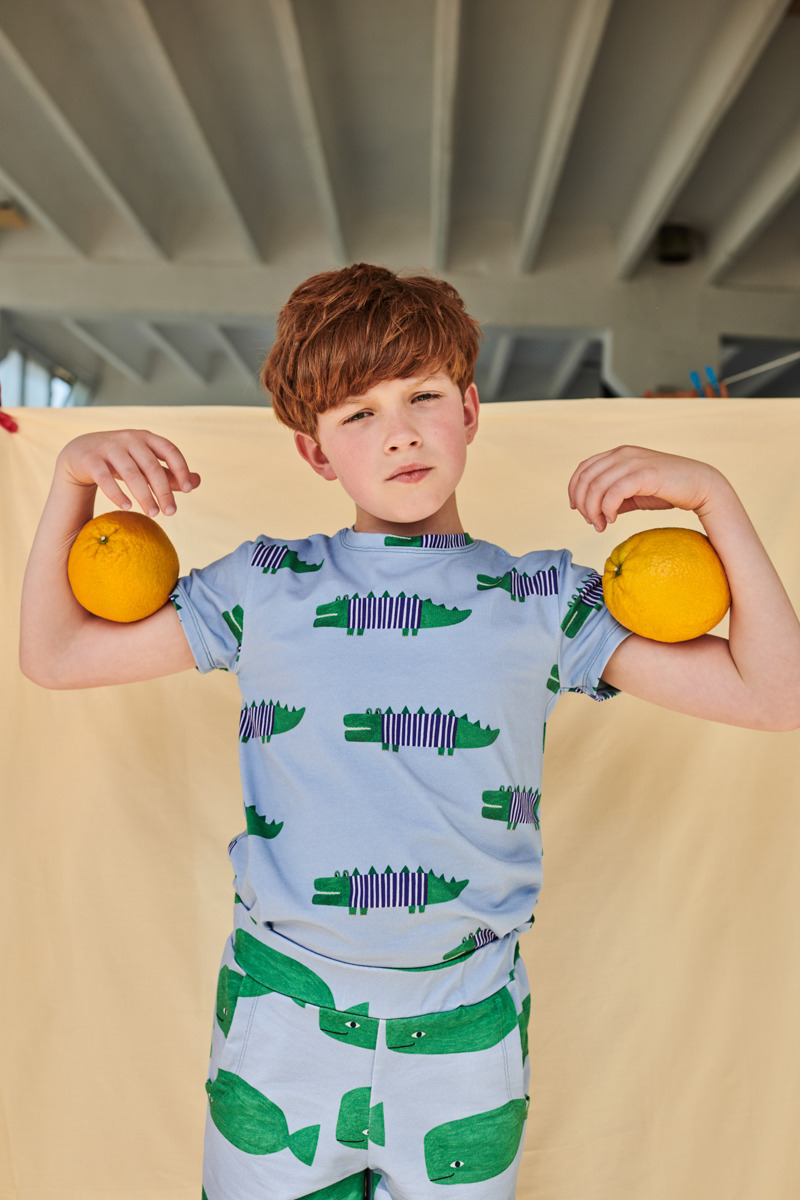 Crocos on Blue Classic T-shirt