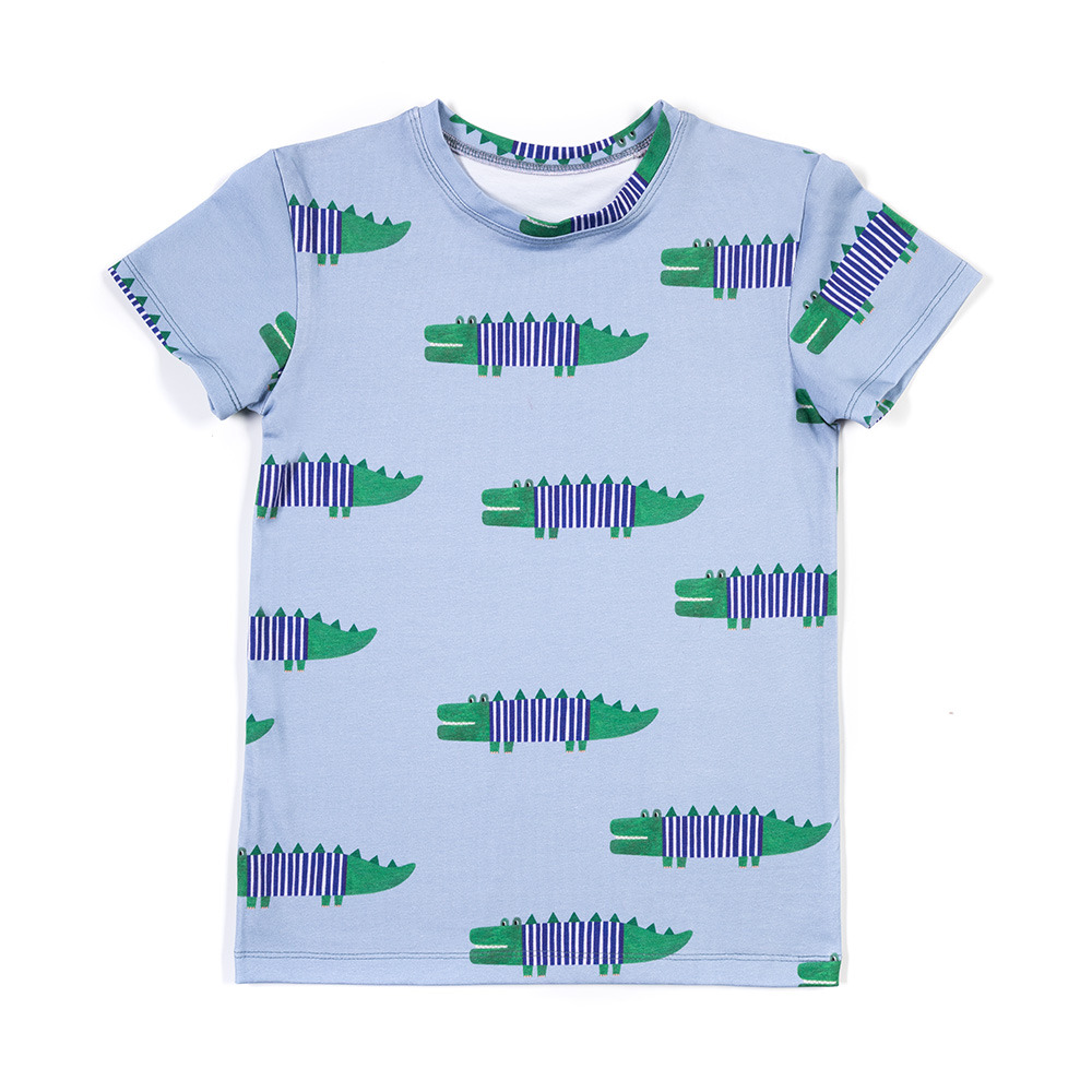 Crocos on Blue Classic T-shirt