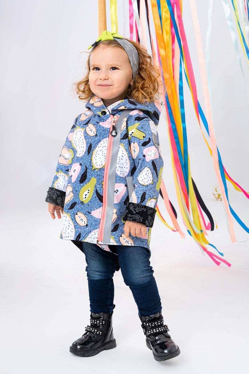 Kinder Softshelljacke mit Patent - Tutti Frutti