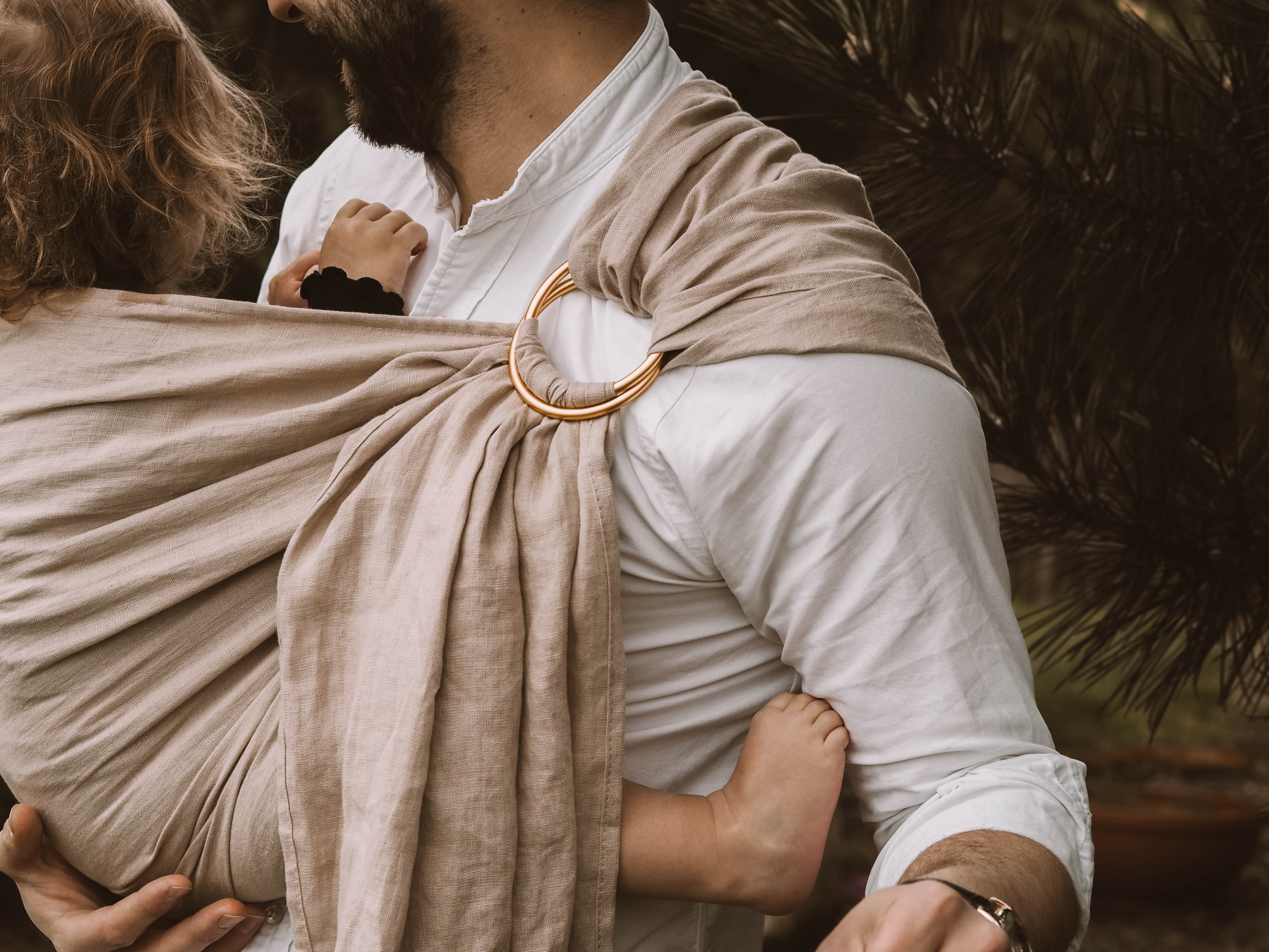 Leinen Ring-Sling I AM NATURAL