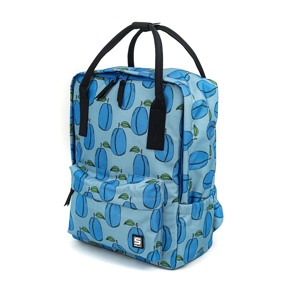 Eckiger Rucksack - Reife Pflaumen