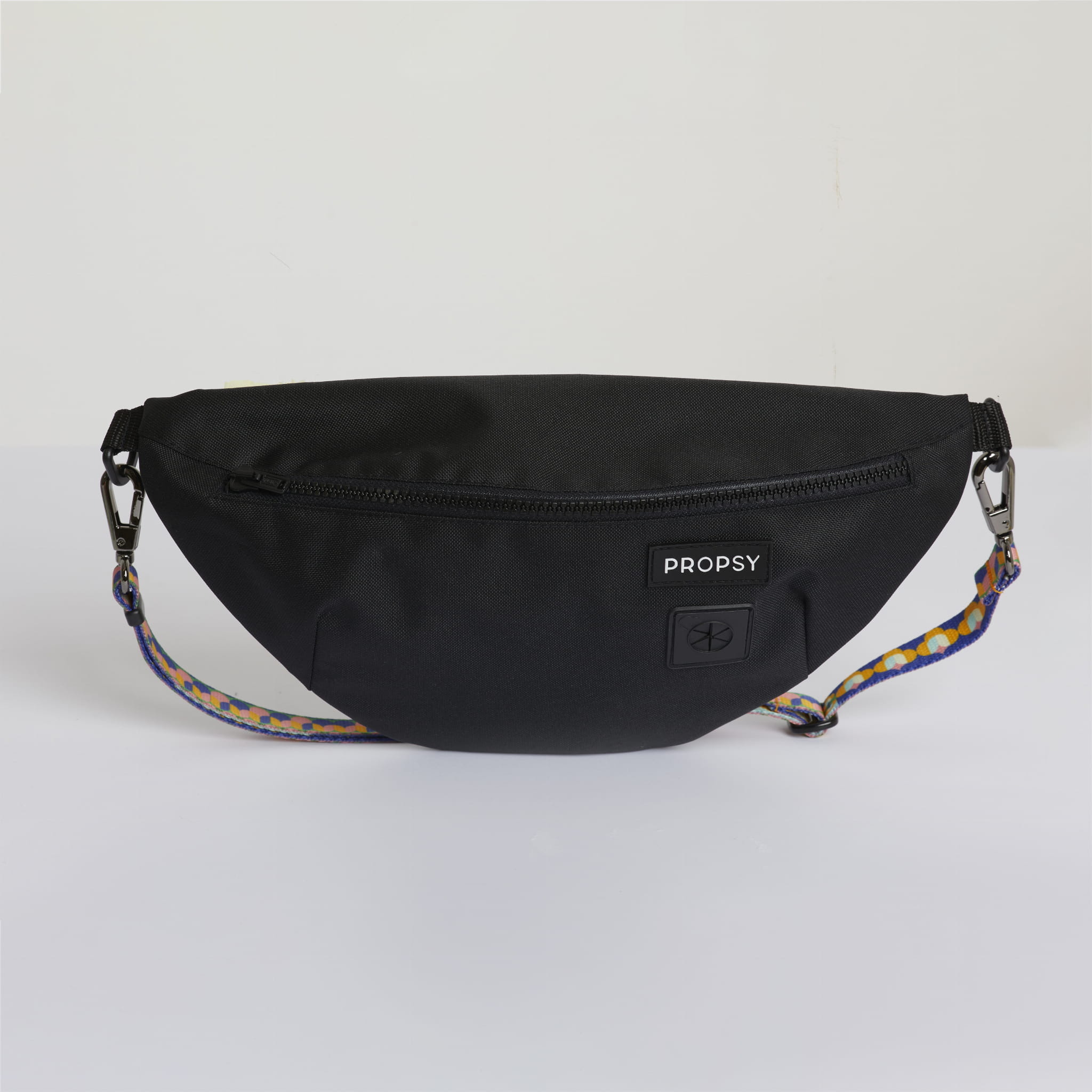 Bauchtasche Schwarz + Jedes Gurtmuster