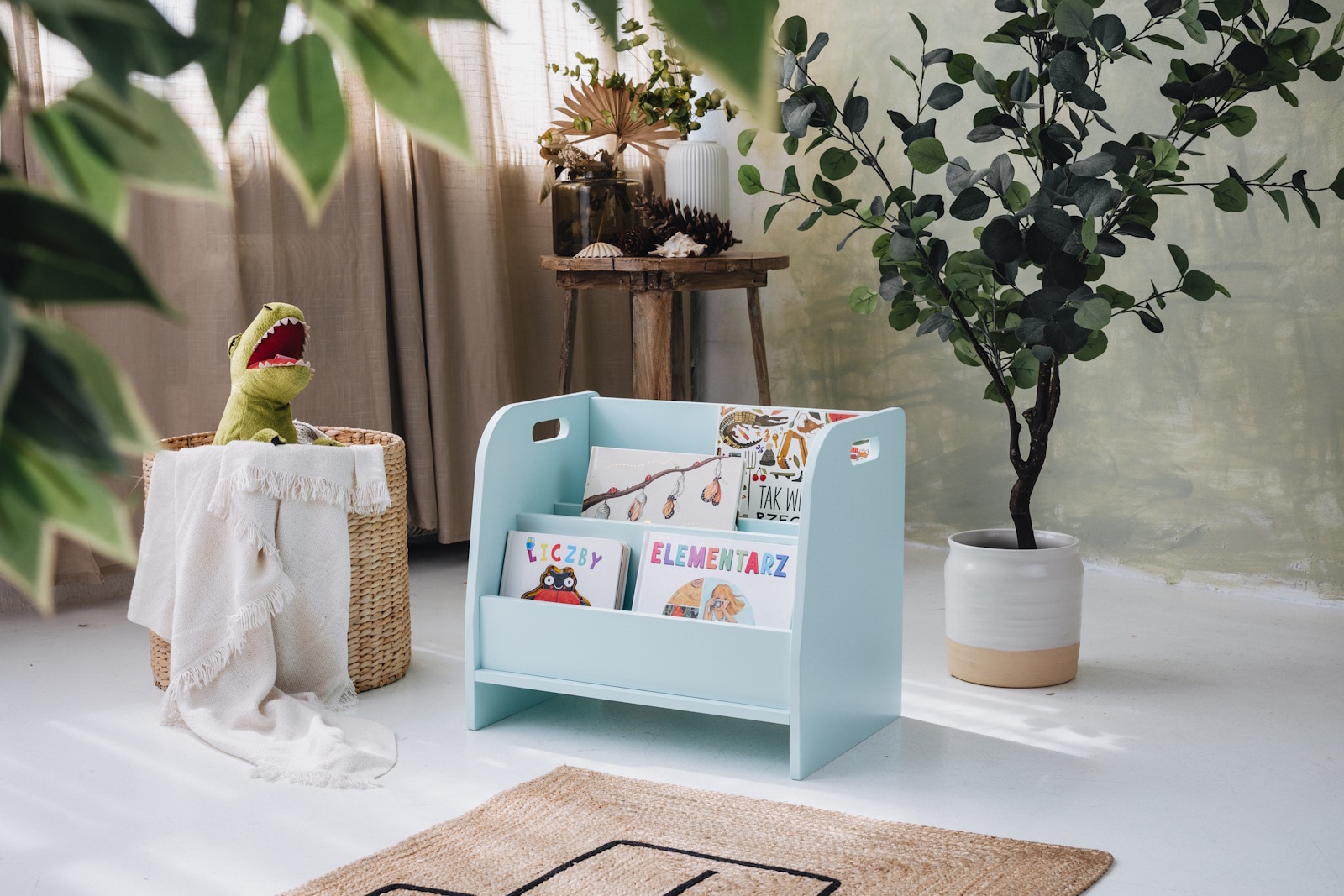 Montessori Niedriges Bücherregal