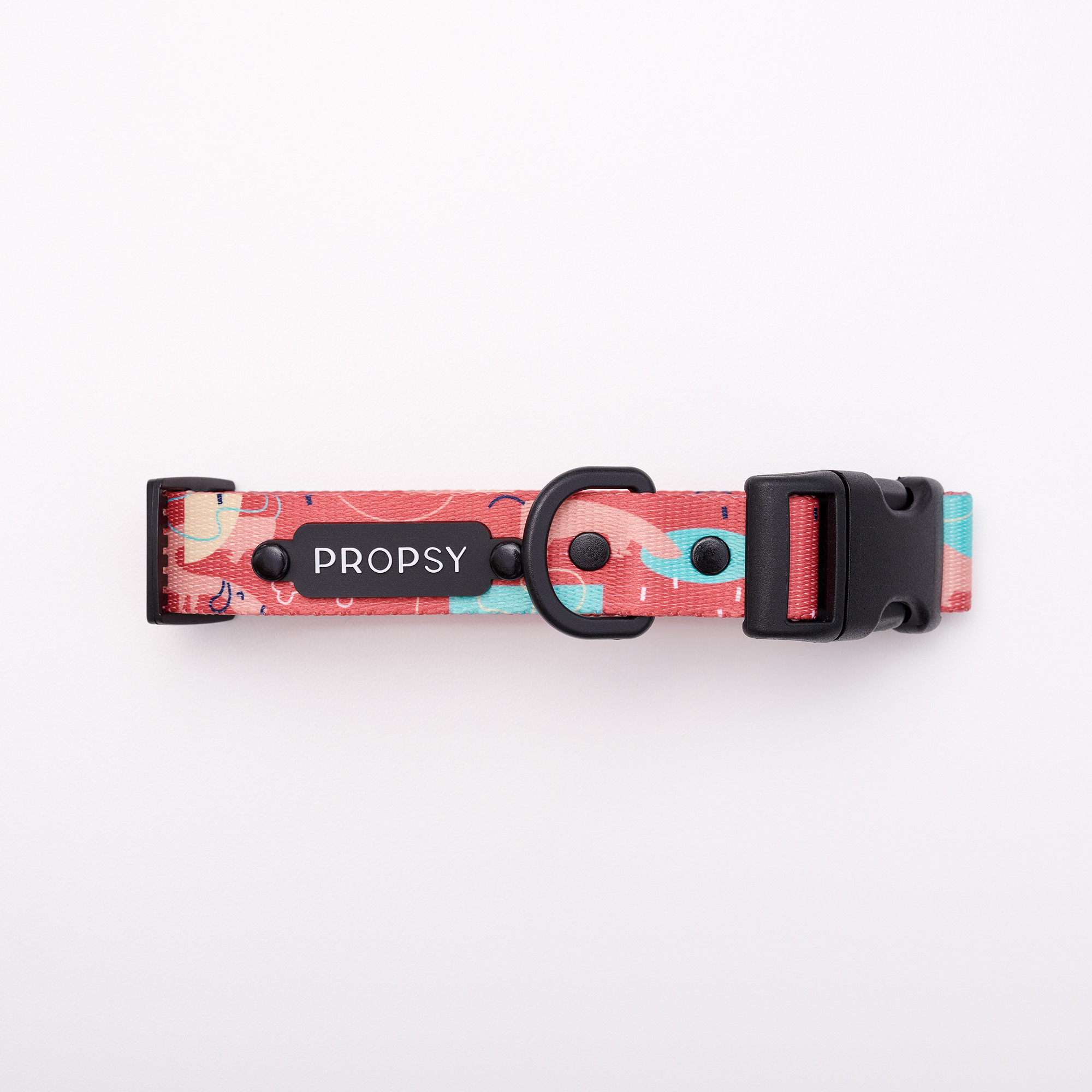 Halsband mit Schnalle - Raspberry