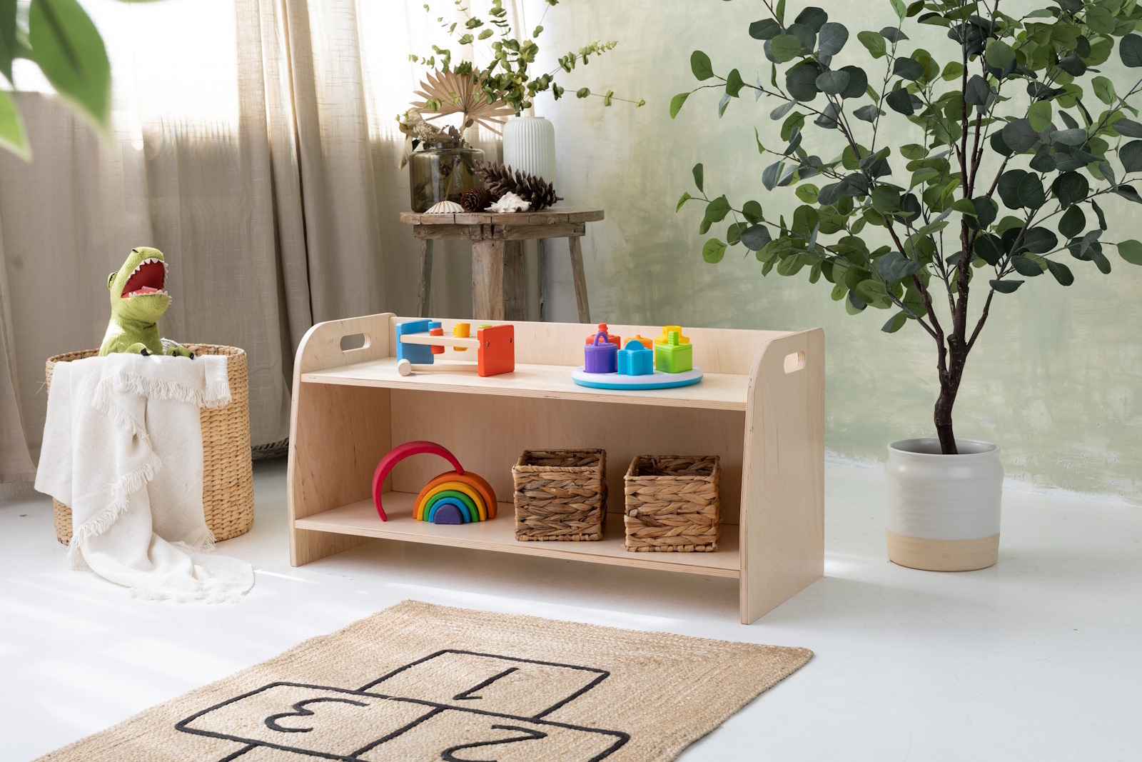 Montessori Niedriges Regal - 90cm