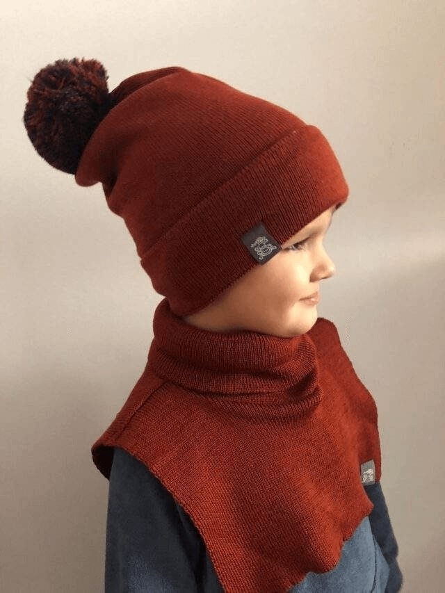 Mütze Merino - Zimt
