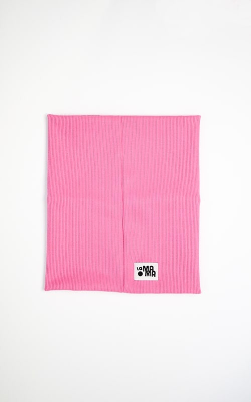 Fit Schlauchschal aus baumwolle - Rosa