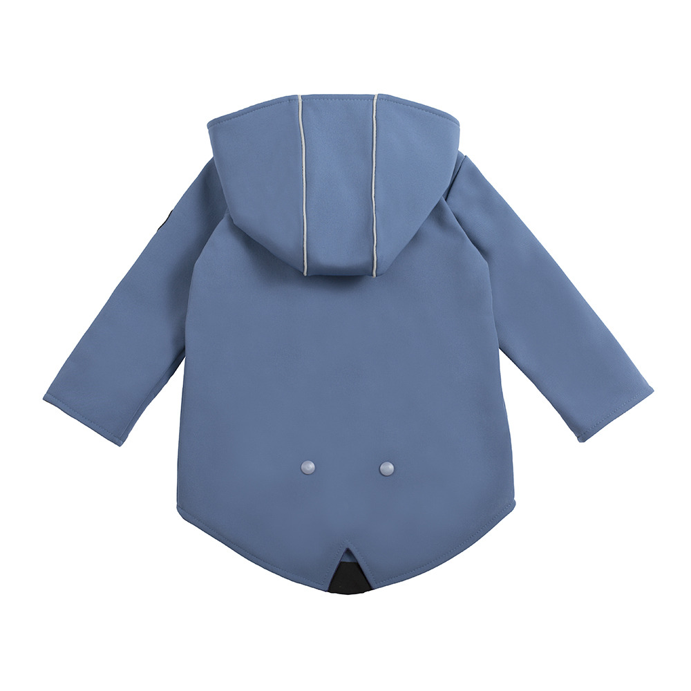 Kinder Softshelljacke mit Patent - Blue Jeans