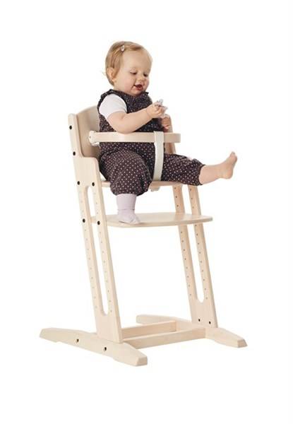 Baby Dan – DANCHAIR Fütterungsstuhl – weiß getüncht
