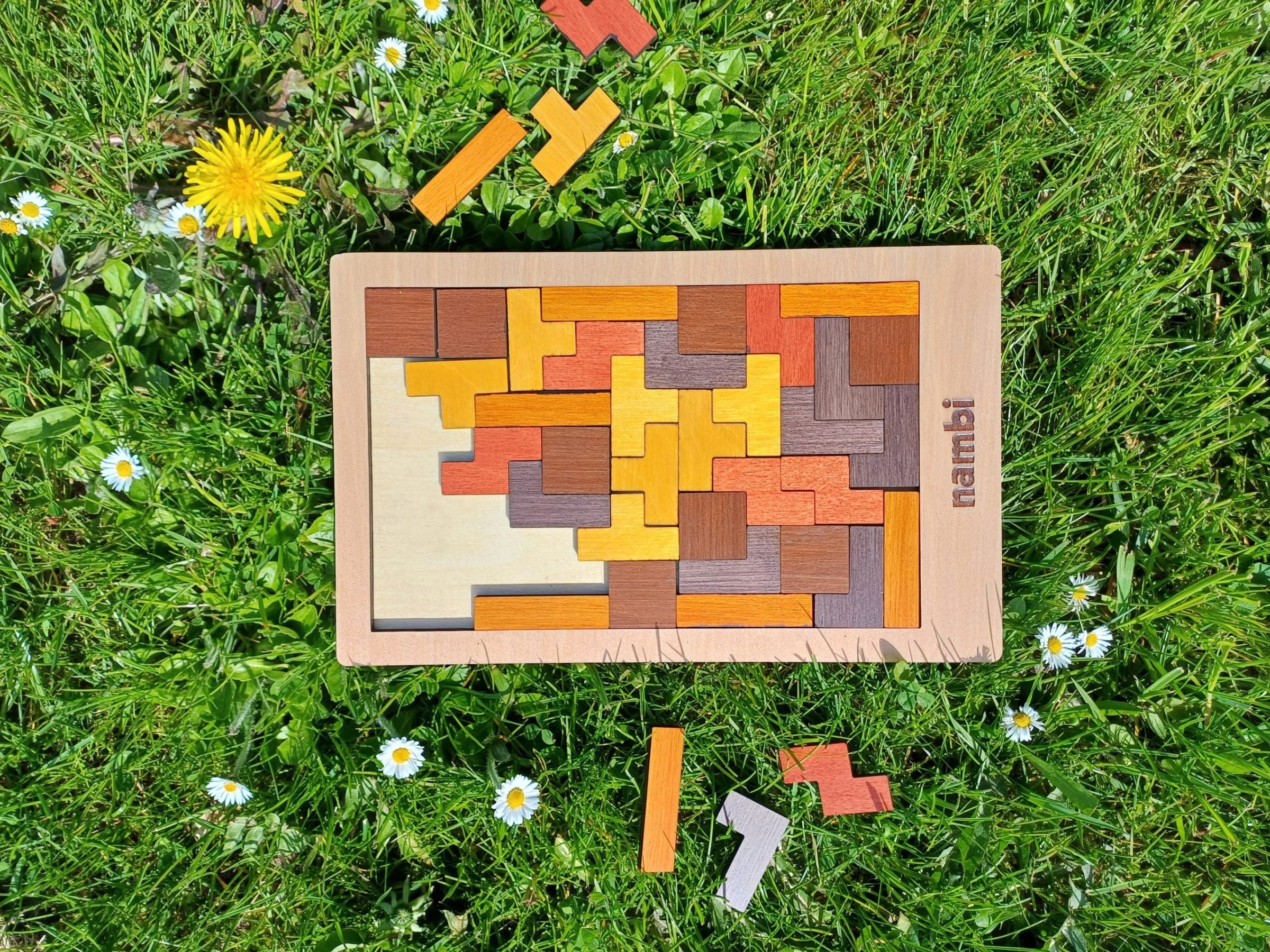 Holz-Logikspiel – Tetris