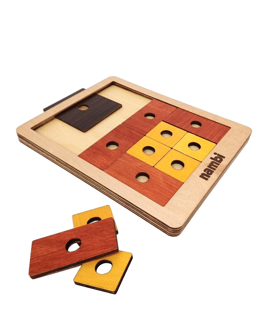 Holz-Logikspiel – Parkplatz