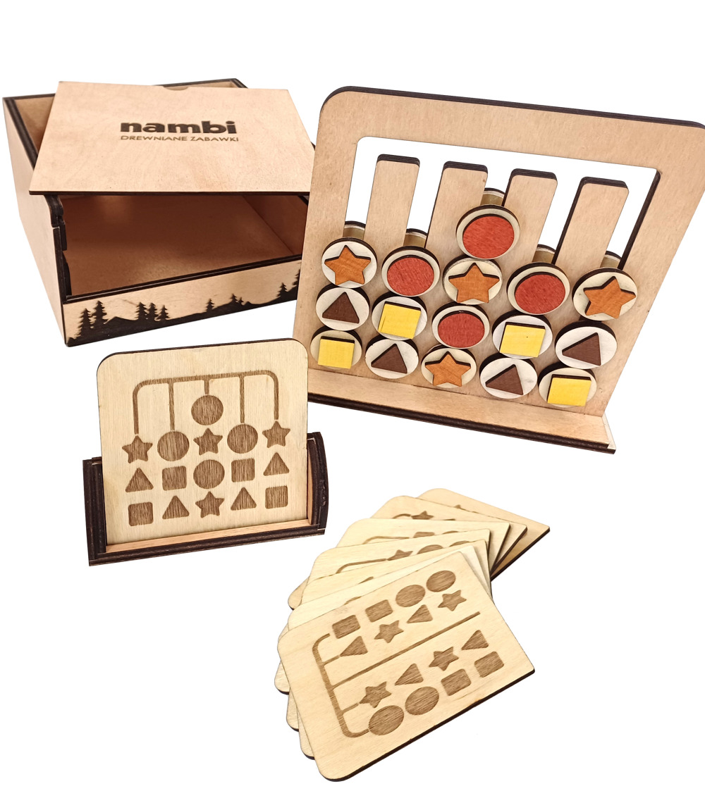 Holz-Logikspiel – Sortieren