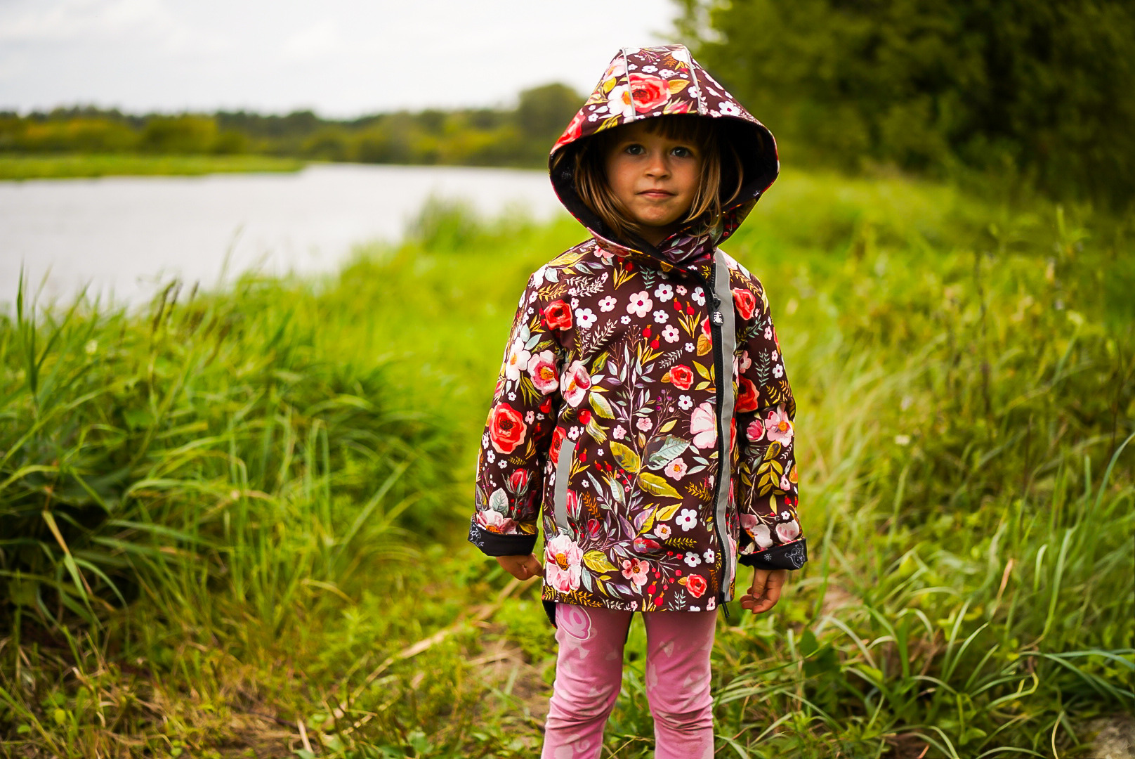 Kinder Softshelljacke mit Patent - Boho Girl
